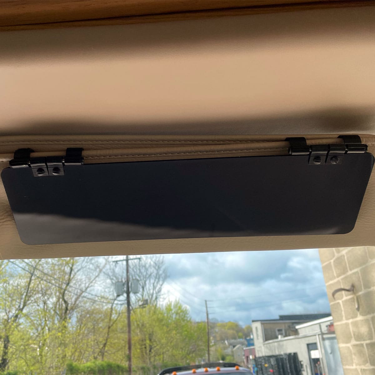 Gray Polarized Truck Sun Visor Extender