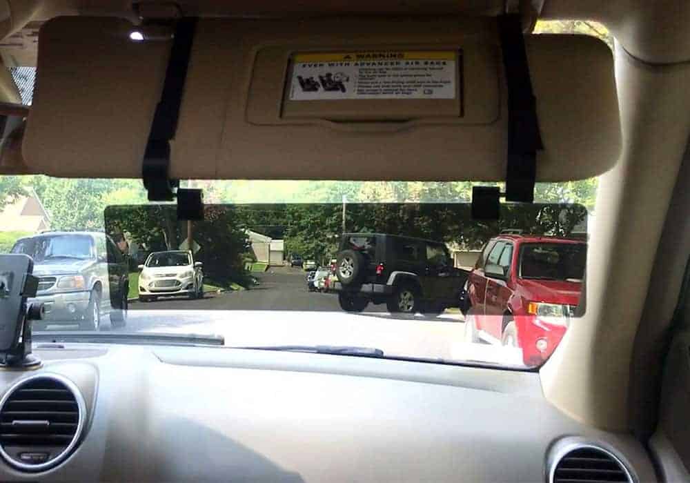 Gray Polarized Car Visor Extender